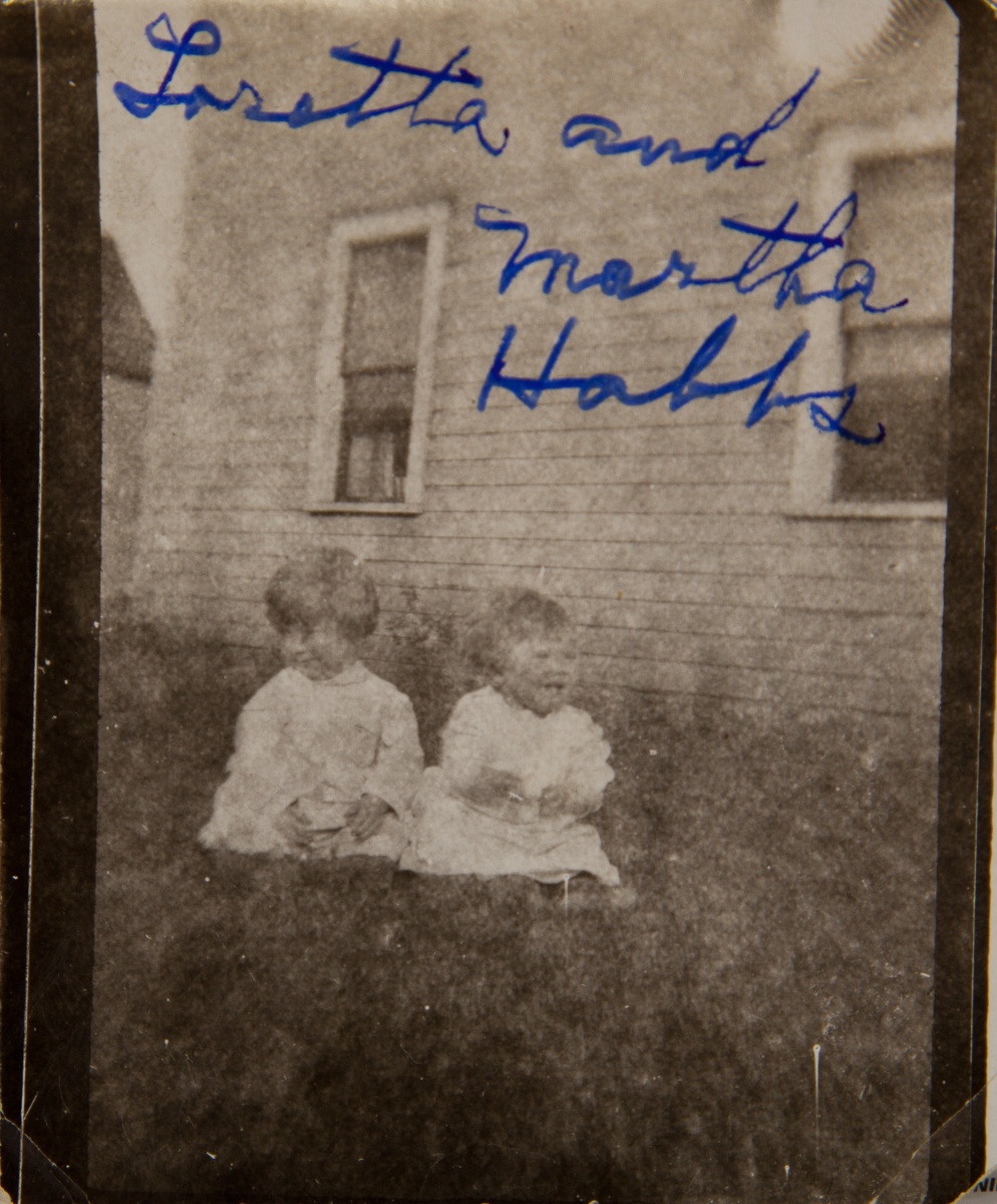 1910~; "Loretta and Martha Hobbs"