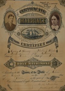 Harvey-and-Mattie-Marriage-Certificate-1-214x300