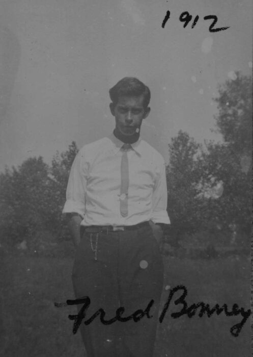 young Fred Bonney 1912 